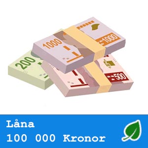 Låna 100 000 kronor
