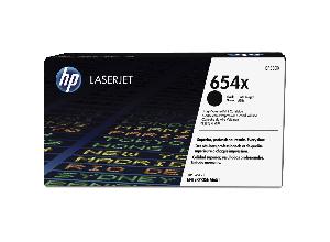 HP 654X svart original LaserJet tonerkassett med hög