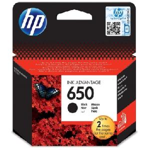 HP 650 Bläckpatron svart, 360