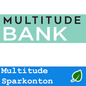 Multitude Bank - sparkonto med insättningsgaranti