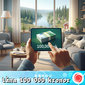 Låna 100 000 kronor